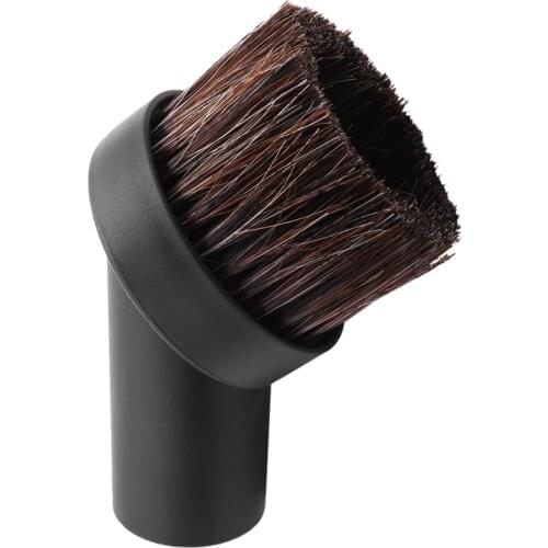 32mm Dusting Brush Dust Tool Attachment for Vacuum Cleaner Round Horse Hair