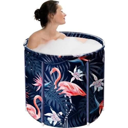 80x70cm Foldable Bathtub Adult Baby Child Portable Household Soaking Bath Bucket Shower Tray Sauna Spa Bath Tub For Family