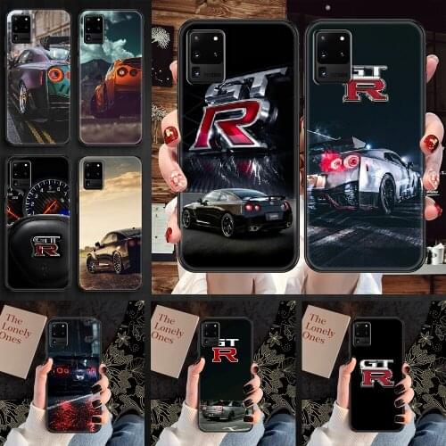 Sport Car GTR Phone case For Samsung Galaxy Note 4 8 9 10 20 S8 S9 S10 S10E S20 Plus UITRA Ultra black fashion back soft cover