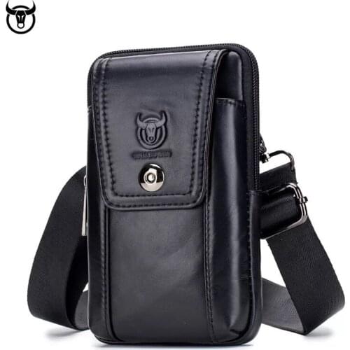 TopFight Mens Waterproof USB Leather Crossbody Bag Anti-theft Shoulder Sling Bag Multi-purpose Messenger Shoulder Bags Belt Hip