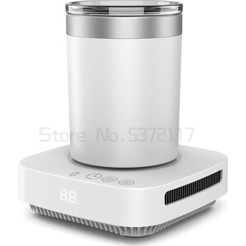 Smart Coffee Mug Cup Warmer with Water Bottle for Office Home Milk Tea Water Heating Pad Cooling Beverage Plate