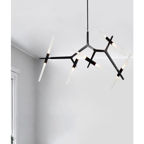 Vintage iron crystal crystal hanging lamp chandeliers ceiling lustres nordic decoration home bedroom lampes suspendues