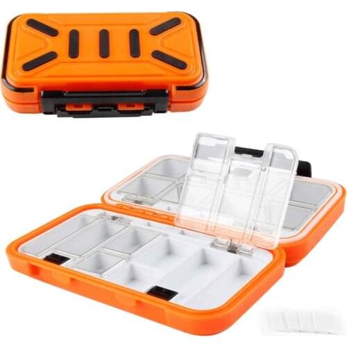 Waterproof Portable Fishing Tackle Box Storage Plastic Small-Lure-Case Fishing-Accessories Double-sided Boxes Containers