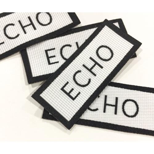 High Quality Woven Garment Label Custom Brand Logo Tags For Clothes