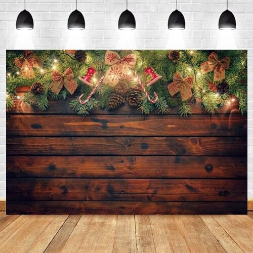 Yeele Christmas Background Bowknot Bells Green Leaf Lollipop Board Backdrop Photography Baby Photocall Photo Studio Photophone