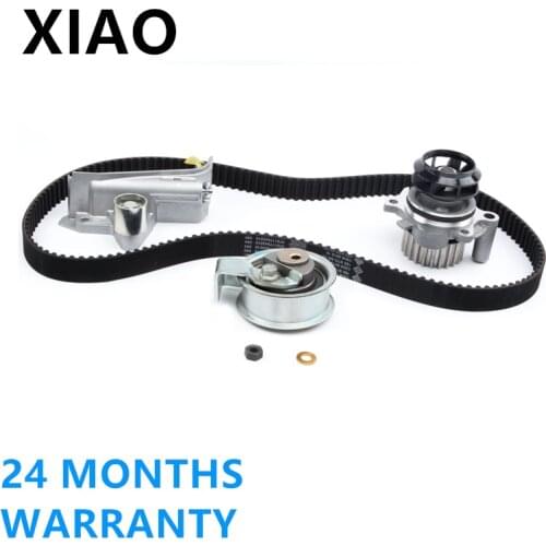 06B109477 4PCS Engine Tensioner Timing Belt Pulley +Water Pump For VW Beetle Golf For Audi A3 A4 S4 A6 TT 06B109119A 06B109243B