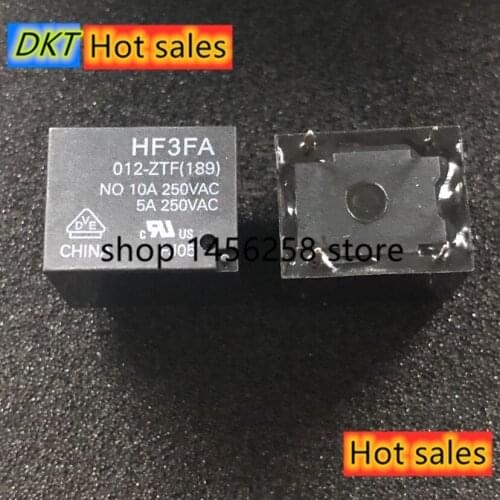 1-5PCS RELAY HF3FA 012-ZTF (189) T73-1C-12V Universal 5-pin -10A HF3FA-012-ZTF(189)