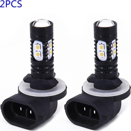 2pcs 100W 1200LM LED Fog Driving Lights Bulb Part-No 881 862 886 889/894 896 898