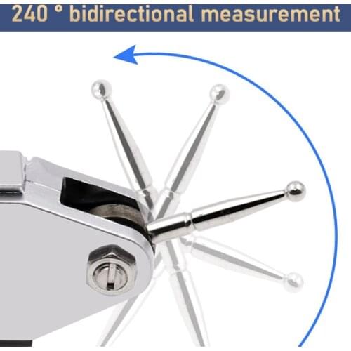 2021 New Accurate Dial Gauge Test Indicator Precision Metric with Dovetail Rails Mount