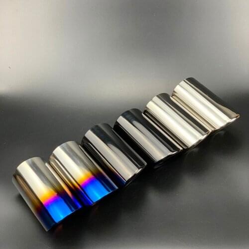 2X For Volkswagen Golf 6 Golf 7 Mk6 Mk7 Variant Jetta Bora Polo Sagitar Scirocco 1.4T Car Exhaust Muffler Pipe Tip