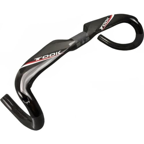 31.8x440mm Mountain Road Bike Cycling Handle Bent Bar Carbon Fiber MTB Bicycle Handlebar