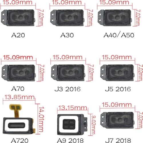 50Pcs/Lot,For Samsung A9 A8 A6 A7 J7 J6 J8 J4 2018 /J3 J5 2016 / A20 A30 A40 A50 A70 Earpiece Ear Sound Top Speaker Receiver