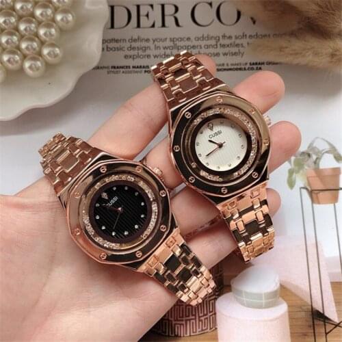 Cussi Rose Gold Womens Watch 2019 Luxury Brand Ladies Watches Fashion Casual Quartz Wristwatch reloj mujer Gift for women Clock
