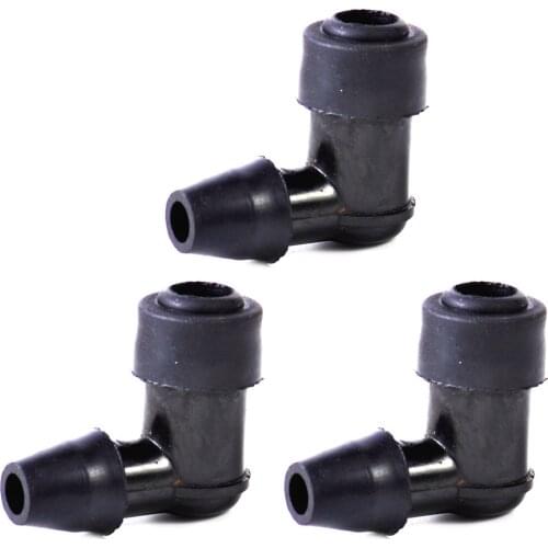 CITALL 3pcs Motorcycles 90 Degree Non Resistor Spark Plug Cap Cover for 152/154 Gasoline Engine Motorcycle Dirt Bike ATV Quads