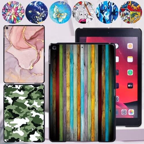 For Apple Air 4 10.9"/Mini 1/2/3/4/5/iPad 2 3 4/5th 6th 7th 8th/iPad Air 1 2 3 Plastic Tablet Hard Back Shell Case+Free Stylus
