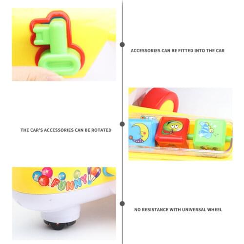 Electric Universal Bus Airplane with Music Light Parent-child Interactive Toy