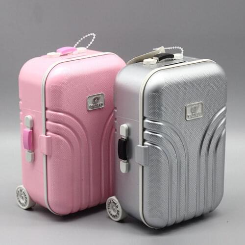 Fashion Travel Suitcase Fit For 45cm American Girl Doll 18 Inch Dolls Accessoires
