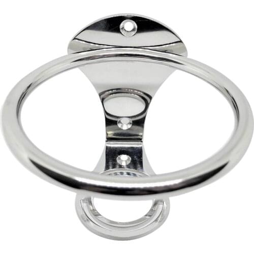 Stainless Steel Ring Cup Drink Holder for Boat Car Marine Yacht with Screws