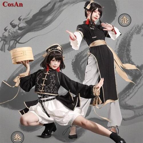 New Kung Fu Girl One/Three Cosplay Costume High Quality Chinese Style Elegant Cheongsam Female Activity Party Role Play Clothing