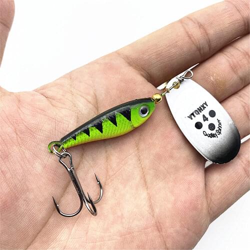 1PCS Fishing Lure Metal Spinning Hard Bait 11g15g20g Artificial Bait Wobblers Fishing Bait Perch Carp Pike Bait Fishing Tackle