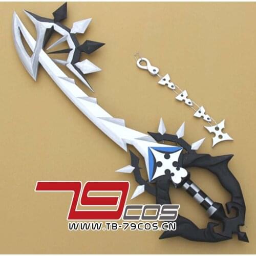 Game Kingdom Hearts Roxas Two Across Key Cosplay Replica Weapon Halloween Carnival Hand Made Props PVC