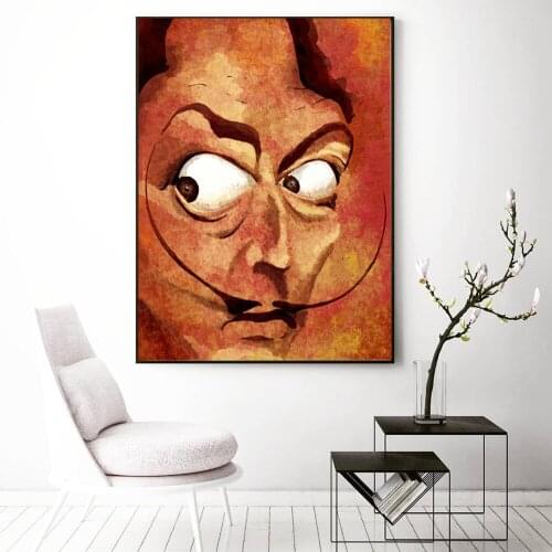 Modern Salvador Dalis A Thousand Gazes Canvas Painting Abstract Posters Prints Wall Art Pictures Living Room Home Cuadros Decor