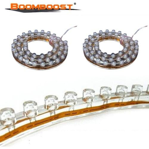 Waterproof 72 LEDs Flexible Auto Car Decor LED Strip Lamp 72cm Red Light-emitting Diode Light Bar for Truck Boat Motorcycle ATV