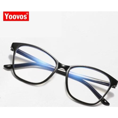 Yoovos Optics Women Glasses Frame Square Eyelasses Frame For Women Retro Brand Designer Glasses Anti Blue Light Women Spectacle