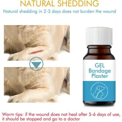 2Pcs Pet Liquid Band-Aid Waterproof Breathable Wound Liquid For Dogs And Cats Wound Healing Liquid Pet Supplies