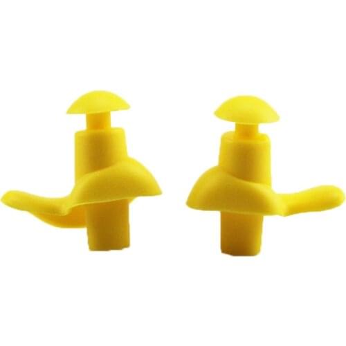 1 Pair Waterproof Spiral Earplugs Adult Bathing Diving Silicone Earplugs Ergonomic Swimming Earplugs