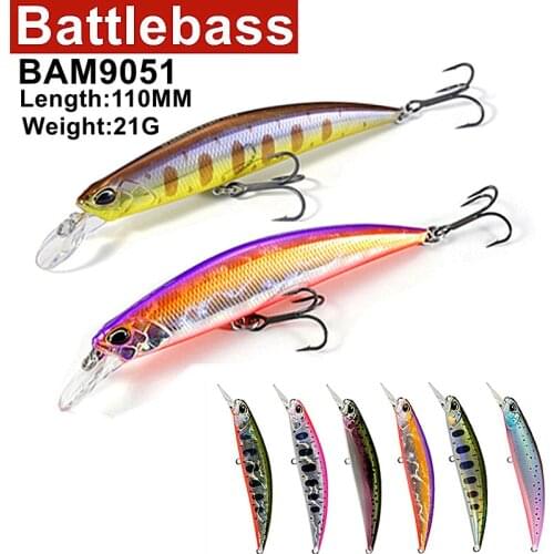 1Pcs Sinking Minnow Fishing Lure 11cm 21g Trolling Artificial Plastic Hard Bait Swimbait Wobblers 3D Eyes Bass Carp Pesca Tackle