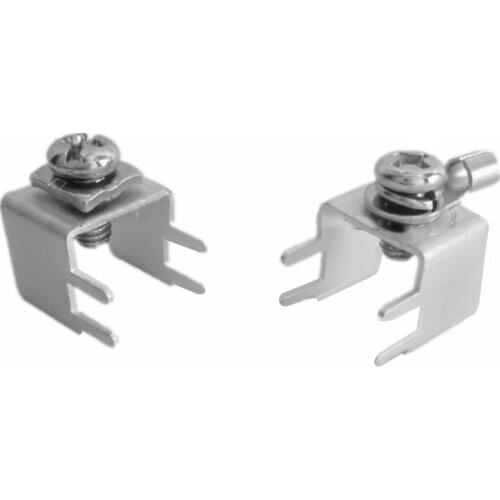 PCB-95 Horizontal Welding Terminal M4 PCB Fixed Seat Circuit Board Terminal 5*12.5mm 100pcs