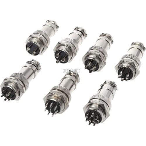 2/3/4/5/6/8/9 Pin Aviation Plug Male & Female Wire Panel Metal Connector 16mm GX16 M13 dropship