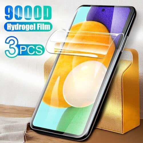 3PCS hydrogel film for samsung galaxy a52 5G smartphone screen protector for samsung A 52 A52 6.5'' A526B film cover not glass