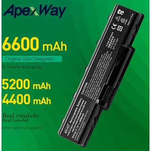Apexway 11.1V 6cells laptop battery for Acer Aspire 2930 4710 4930G 5740 5737Z AS07A31 AS07A71 AS07A75 BT.00603.036