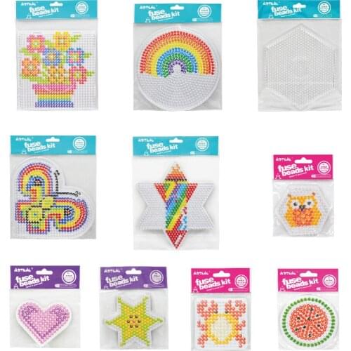 Artkal Beads Midi 5mm full Pegboards Kits Set For Perler Beads Design DIY handmade Funny Toys