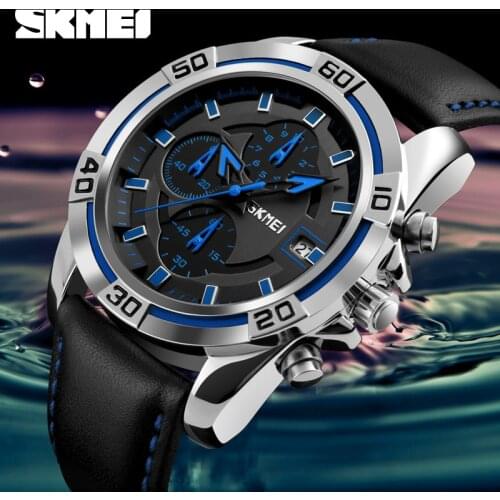 SKMEI Chronograph Sport Mens Watches Top Brand Luxury Quartz Watch Reloj Hombre 2021 Clock Male hour relogio Masculino