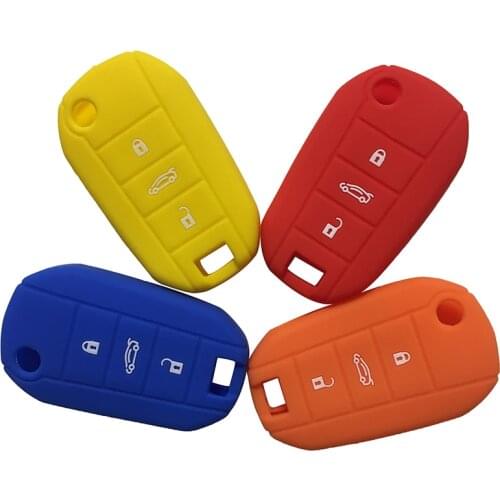 Car Key Cover Case For Peugeot 508 301 308 3008 5008 4008 408 308S 2019 For Citroen C4 CACTUS C5 C4L C3-XR C-Elysee Key Case