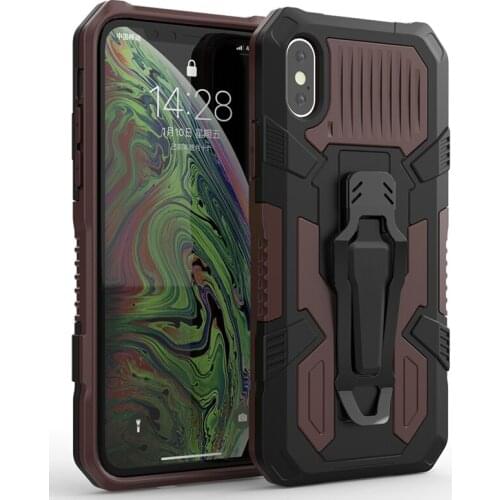 Phone Case For Xiaomi Redmi Note 10 9 9S Pro Max Heavy Protection Shockproof Anti fall Mech Warrior Bring Bracket Case Cover