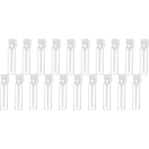 100pcs 2ml Travel Perfume Sample Tube Portable Glass Empty Bottles for