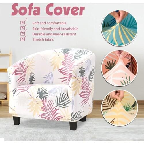 Elastic Coffee Tub Armchair Sofa Cover Furniture Protector Washable Slipcover Hotel Home Bathtub Covers Club Chair Cover