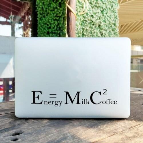 Fun Relativity Physical Equation Laptop Sticker for MacBook Pro 16" Air Retina 11 12 13 15 inch Mac Book Skin 14 Notebook Decal