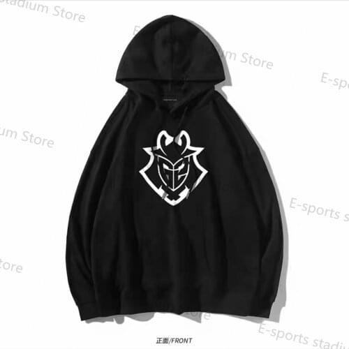 G2 Team Uniform LOL League CSGO DOTA Global Competition Fan Pullover Personalized Warm Outdoor Sweatshirt 2021 G2 Gaming Hoodie