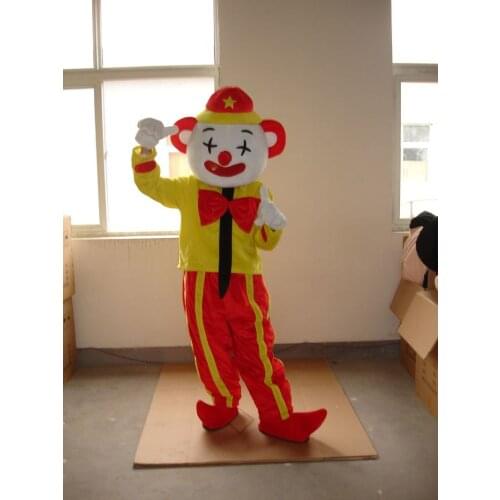 Clown Mascot Costume Suit Cosplay Party Game Fancy Dress Outfits Advertising Promotion Carnival Halloween Adult Christmas Parade