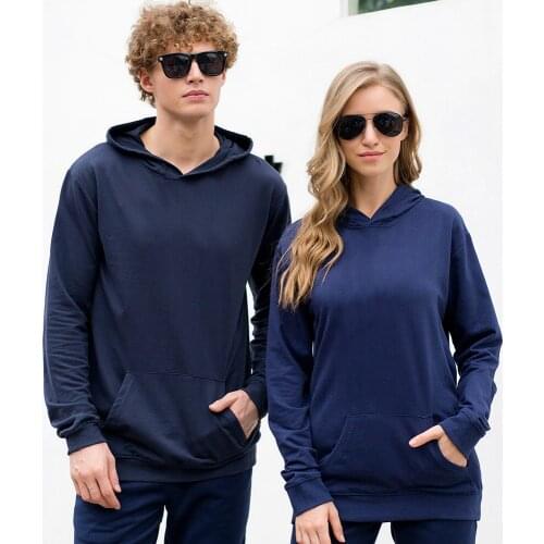 New European and American mens solid color casual sweatershirt sets of long-sleeved youth popular loose hoodies home clothing