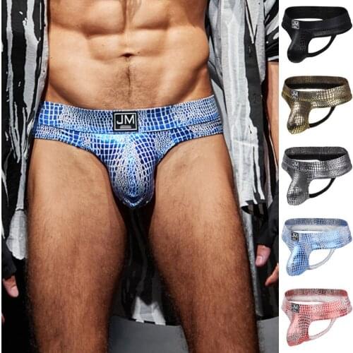 Sexy Men Underwear Briefs Cortex PU Leather Underpants Cueca Masculina U Pouch Male Panties Mens briefs Gay Underwear Ropa Pants