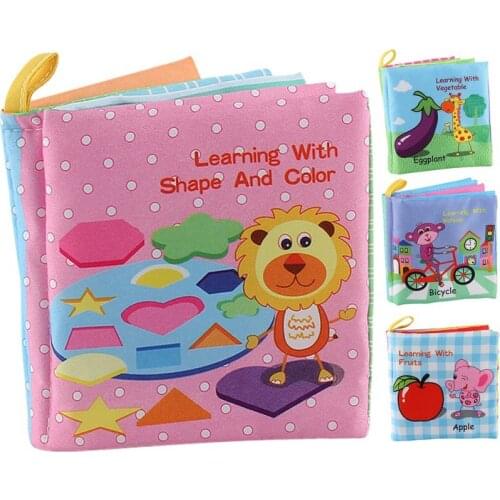 Premium Soft Baby Book First Year Cloth Book Bunny with Crinkly Sounds Fun Interactive Toy Fabric Book for Babies & Infant 1 Yea