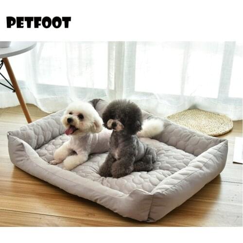 Dog Cooling Mat Pet Ice Pad Teddy Mattress Pet Cool Mat Bed Cat Summer Keep Cool Ice Silk Cooling Dog Mat for Dogs
