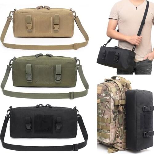 Tactical Shoulder Bag Men Sports Bag Hiking Bucket Duffle Molle Large Handbag Waterproof Military Airsoft Hunting Camping Valise