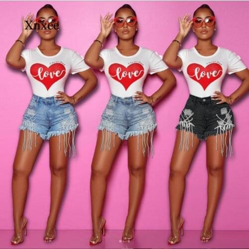 2021 Womens Denim Frayed Lace Up Shorts High Waist Fashion Women Short Pant School Sexy Tinny Streewear Ladies Jeans Clothing